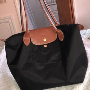 Longchamp ‘Small Le Pliage’ tote - BLACK